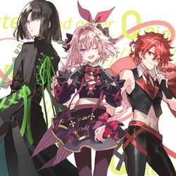 This is a pixiv picture whose title is みつあみクイックライダーズ.