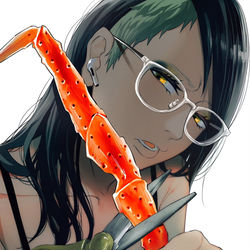 This is a pixiv picture whose title is 蟹.