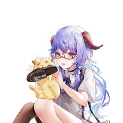 This is a pixiv picture whose title is 咩.