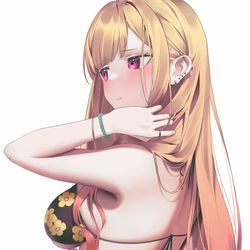 This is a pixiv picture whose title is 喜多川海夢.