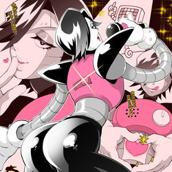 This is a pixiv picture whose title is デカケツセクシーロボアイドル.