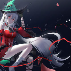 This is a pixiv picture whose title is 濁心スカジ.