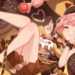 This is a pixiv picture whose title is sweet dream.
