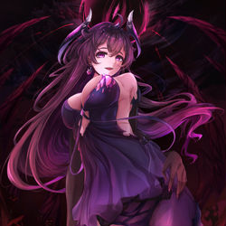 This is a pixiv picture whose title is 闇テネブレア Tenebria.
