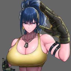 This is a pixiv picture whose title is レオナ・ハイデルン.