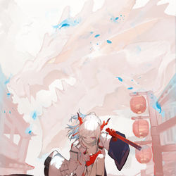 This is a pixiv picture whose title is 【アークナイツ】イラストまとめ23.