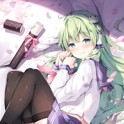 This is a pixiv picture whose title is 卒業早苗さん.
