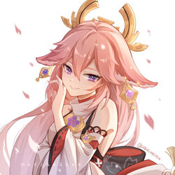 This is a pixiv picture whose title is 原神.