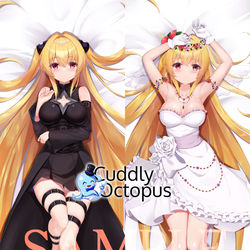 This is a pixiv picture whose title is 抱き枕.