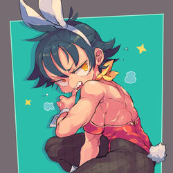 This is a pixiv picture whose title is Bunny Makoto.