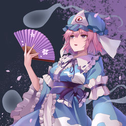 This is a pixiv picture whose title is 幽々子.