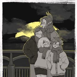 This is a pixiv picture whose title is 1月.