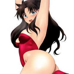 This is a pixiv picture whose title is バニー遠坂.