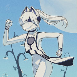This is a pixiv picture whose title is 走るシズス.