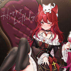 This is a pixiv picture whose title is HBD.