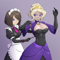 This is a pixiv picture whose title is Maid Preparation.