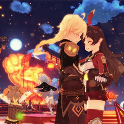 This is a pixiv picture whose title is Fleeting Colors in Flight.