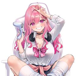 This is a pixiv picture whose title is 『ギャルゲーマーに褒められたい1巻発売！』.