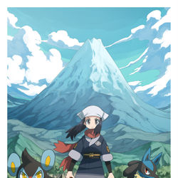 This is a pixiv picture whose title is 行くぞヒスイ.