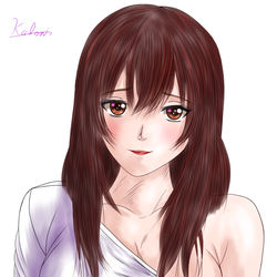 This is a pixiv picture whose title is 女性.