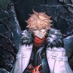 This is a pixiv picture whose title is Winter Coat.