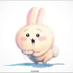 This is a pixiv picture whose title is うさぎ.