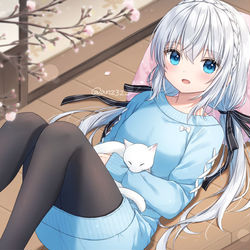 This is a pixiv picture whose title is 日向ぼっこ.