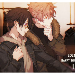 This is a pixiv picture whose title is HBD_L.
