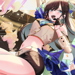 This is a pixiv picture whose title is シャンパンとブルー.