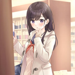 This is a pixiv picture whose title is 「また会いましたね」.