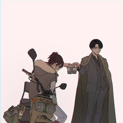 This is a pixiv picture whose title is 戦友.