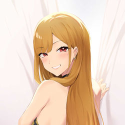 This is a pixiv picture whose title is Marin Kitagawa.