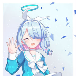 This is a pixiv picture whose title is 「先生！こんにｔ…」.