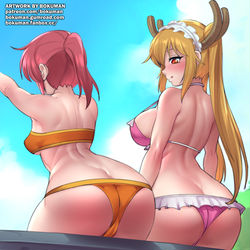 This is a pixiv picture whose title is Kobayashi.