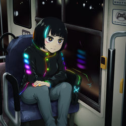 This is a pixiv picture whose title is ゲーミングあたし.