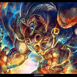 This is a pixiv picture whose title is エクゾディア.