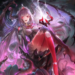 This is a pixiv picture whose title is クリムゾンウォー・ラウラ.