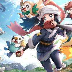 This is a pixiv picture whose title is ヒスイへ.