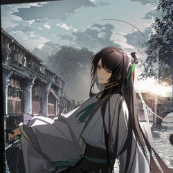 This is a pixiv picture whose title is 太公望.
