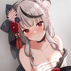 This is a pixiv picture whose title is 沙花叉クロヱ.