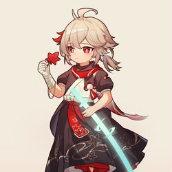 This is a pixiv picture whose title is 可叹，落叶飘零——.