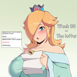 This is a pixiv picture whose title is Rosalina's Pregnancy: Week 00.
