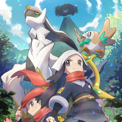 This is a pixiv picture whose title is Pokémon LEGENDS アルセウス.