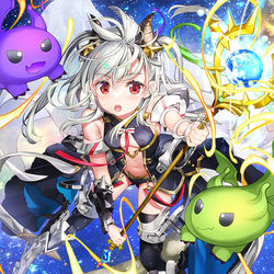 This is a pixiv picture whose title is 竜の姫君.