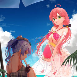 This is a pixiv picture whose title is miComet.