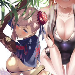 This is a pixiv picture whose title is 武蔵ちゃん.