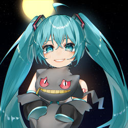 This is a pixiv picture whose title is 👻🌕.