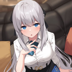 This is a pixiv picture whose title is モルガン.