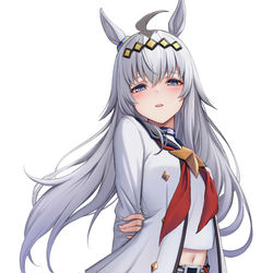 This is a pixiv picture whose title is オグリキャップ.