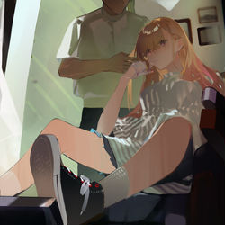 This is a pixiv picture whose title is 练习.